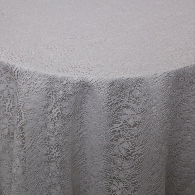 POLYESTER LACE WHITE OVERLAY